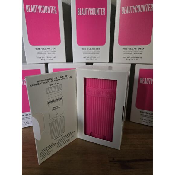 2 Pack BeautyCounter The Clean Deo Deodorant Clean Rose Full Size 2.11oz - Picture 2 of 4